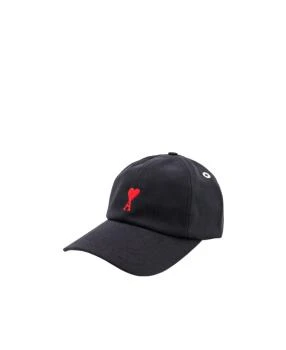 AMI | AMI 男士帽子 BFUCP006CO0051001 黑色 8.1折