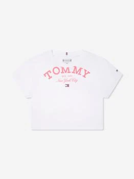 Tommy Hilfiger | Girls Tommy Logo T-Shirt in White 额外8折, 额外八折