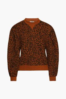 推荐Lula leopard-print French cotton-terry sweatshirt商品