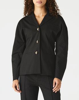 gani经典款, Ganni | Women's Stretch Stripe Jacket商品图片 