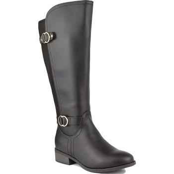Karen Scott | Karen Scott Womens Leandraa Wide Calf Zipper Knee-High Boots商品图片,2.6折起, 独家减免邮费