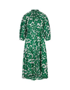推荐Diane von Furstenberg Artie Floral Printed Ruched Midi Dress商品
