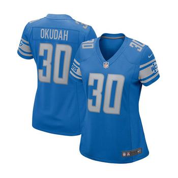 product Women's Jeff Okudah Blue Detroit Lions Player Game Jersey image