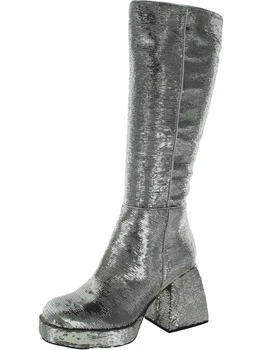 推荐NY Kylie Sequin Womens Dressy Tall Knee-High Boots商品