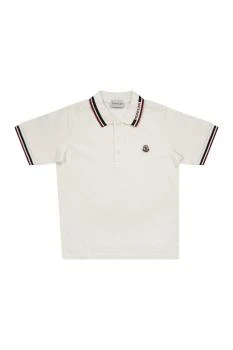 Moncler | Polo shirt with tricolour finish J19548A000128496W 034 034,商家La Vita HK,价格¥718