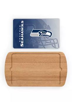 商品TOSCANA | NFL Seattle Seahawks Billboard Glass Top Serving Tray,商家Belk,价格¥1087图片