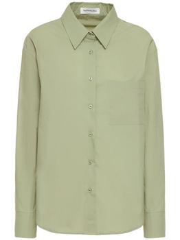 商品The Frankie Shop | Lui Oversize Cotton Poplin Shirt,商家LUISAVIAROMA,价格¥926图片