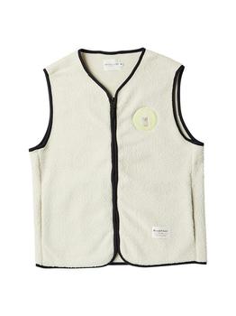 商品beyondcloset | Tennis Ball Patch Fleece Zip-up Vest,商家W Concept,价格¥485图片
