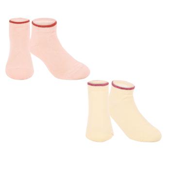 商品MOLO | Logo glitter detailing set of socks in yellow and pink,商家BAMBINIFASHION,价格¥109图片