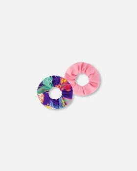 Scrunchies 2-Pack Printed Colorful Butterflies