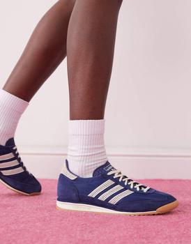 adidas Originals SL 72 OG crochet navy and white – On Sale Now