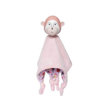 商品Manhattan Toy Company Fruity Paws Momo Monkey Baby Soothing Lovie with Head Teething Toy图片