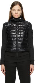 美国Moncler, Moncler | Black Down Hooded Jacket商品图片 