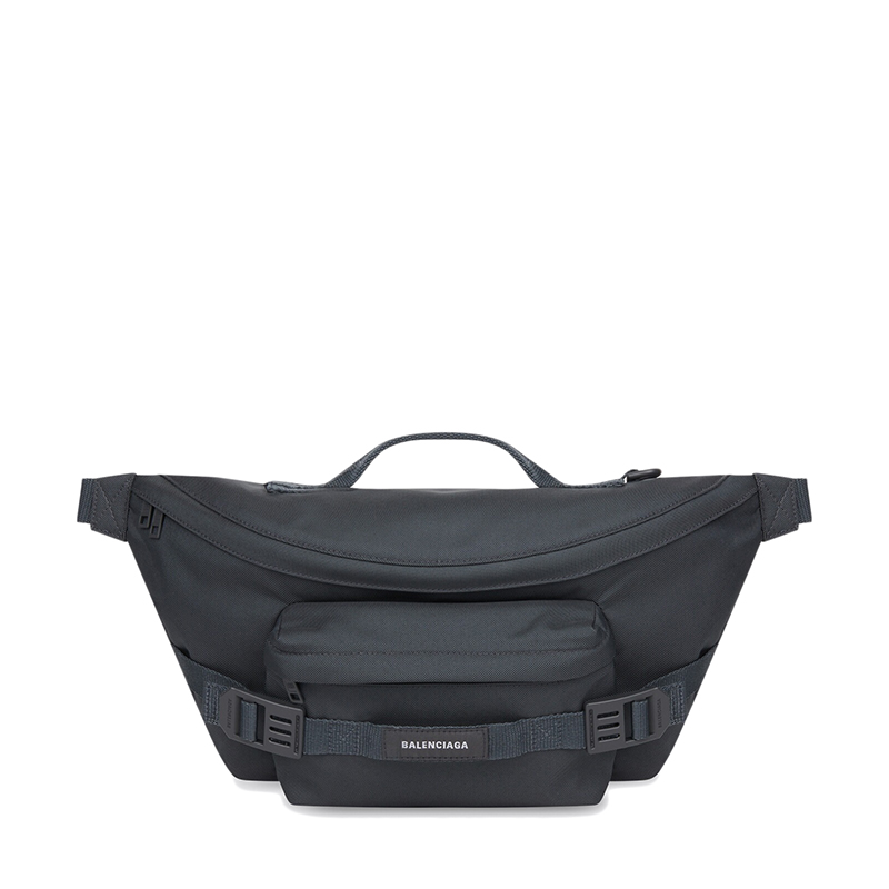 巴黎世家包图片, Balenciaga | Balenciaga/巴黎世家 ARMY系列 男士大号灰色再生尼龙斜挎包腰包手拿包6440352BKPI1307商品图片 7.6折, 包邮包税