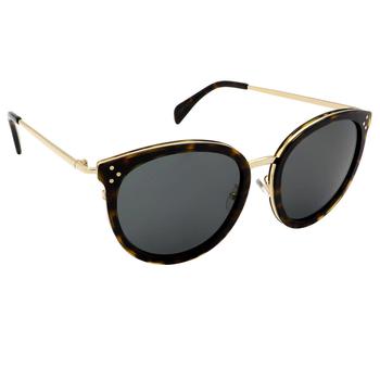 推荐Celine Grey Round Ladies Sunglasses CL40033F 52A 56商品