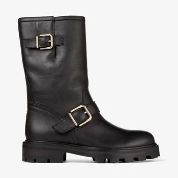 推荐Jimmy Choo Women Smooth Leather Biker Boots商品