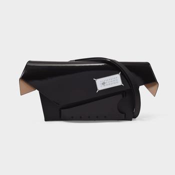 MAISON MARGIELA | Snatched Medium Bag in Black Leather商品图片,