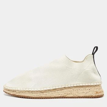 Alexander Wang | Alexander Wang Off White Knit Fabric Dylan Espadrille Flats Size 40 