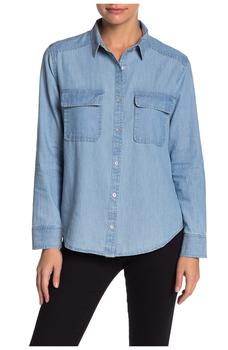 Caslon, Caslon | Two Pocket Chambray Shirt商品图片 5折