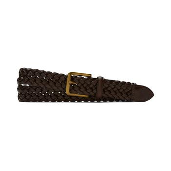 商品Men's Braided Vachetta Leather Belt图片