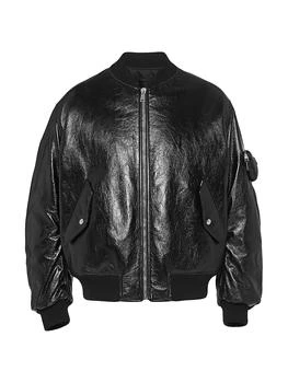 Prada | Nappa Leather Bomber Jacket,商家Saks Fifth Avenue,价格¥52508