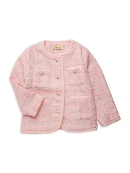 Doe A Dear | Little Girl's Tweed Jacket,商家Saks OFF 5TH,价格¥228