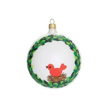 VIETRI | Wreath With Red Bird Ornament,商家Macy's,价格¥402