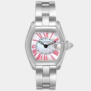 [二手商品] Cartier | Cartier MOP Stainless Steel Roadster W6206006 Women's Wristwatch 30 mm商品图片,