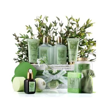 Lovery | Tea Tree Home Spa Body Care Gift Set, Natural Bath Gift Basket, 15 Piece,商家Macy's,价格¥376