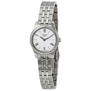 Tissot | 女式 Tradition系列 薄型石英手表 25mm T0630091101800商品图片,3.5折