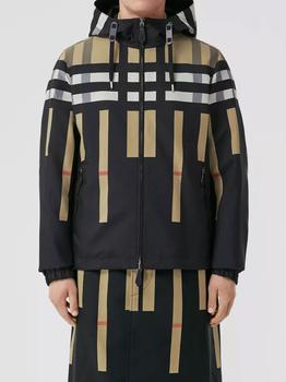 burberry卫衣代购, Burberry | Check nylon hoodie商品图片 8.5折