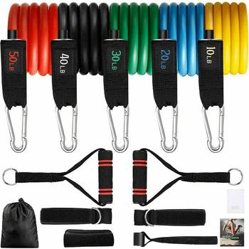 商品Jupiter Gear | 13pce Resistance Bands Set Exercise Bands With Protective Sleeve,商家Verishop,价格¥329图片