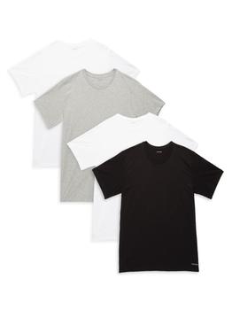 商品ck男士短袖T恤 4件装,商家Saks OFF 5TH,价格¥183图片