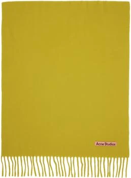 Acne Studios | Yellow Oversized Scarf 独家减免邮费