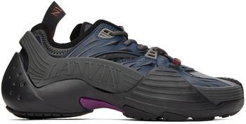 浪凡男鞋, Lanvin | Navy Flash-X Sneakers商品图片 额外8.5折, 额外八五折
