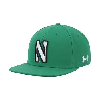 Under Armour | Men's Kelly Green Northwestern Wildcats On-Field Baseball Fitted Hat商品图片,