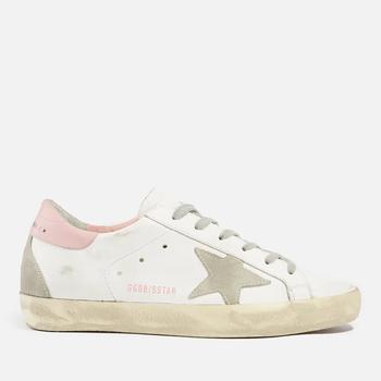 Golden Goose | Golden Goose Superstar Distressed Leather and Suede Trainers商品图片,额外6折, 额外六折