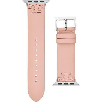 tory burch mcgraw, Tory Burch | Women's McGraw Blush Band For Apple Watch® Leather Strap 38mm/40mm商品图片 