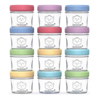 商品KeaBabies | Boys and Girls Prep Jars Baby Food Storage Glass Container, Pack of 12,商家Macy's,价格¥236图片