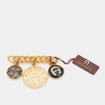 [二手商品] Aigner | Aigner Enamel Gold Tone Brooch,商家The Luxury Closet,价格¥1140