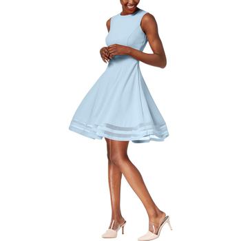 推荐Calvin Klein Womens Crepe Knee-Length Fit & Flare Dress商品