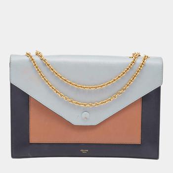 美国celine腋下包, [二手商品] Celine | Celine Multicolor Leather Pocket Envelope Shoulder Bag商品图片 7.1折, 满1件减$100, 满减
