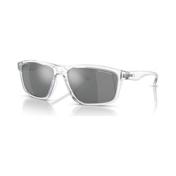 商品Men's Low Bridge Fit Sunglasses, AX4122SF59-Z图片