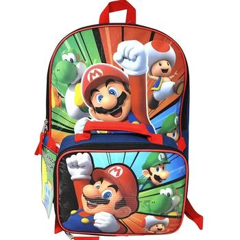 Accessory Innovations | Super Mario 16 Inch Backpack And Lunch Bag Set,商家Verishop,价格¥302