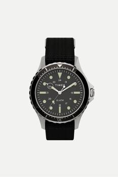 推荐Timex Navi XL 41mm Fabric Slip-Thru Strap Watch商品
