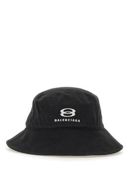Balenciaga | Balenciaga Logo Embroidered Bucket Hat商品图片,9.6折