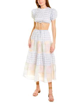 samba, Ash & Eden | Ash & Eden 2pc Samba Sleeveless Top & Skirt Set商品图片 2.7折