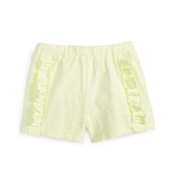 First Impressions | Baby Girls Ruffle Shorts, Created for Macy's商品图片,3.7折