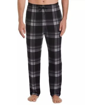 Perry Ellis | Men's Deluxe Touch Knit Plaid Pajama Pant,商家Macy's,价格¥190