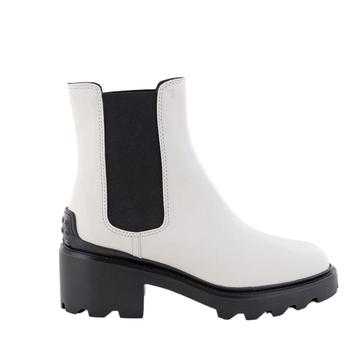 推荐Tod's Women's  White Other Materials Ankle Boots商品